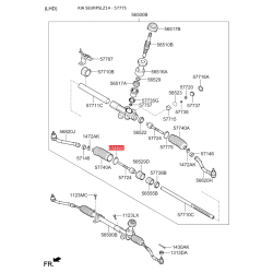 Хомут большой чехла рулевого механизма 57722-4D000 Mobis