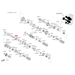 Шестерня, первинний вал 43240-39030 Mobis