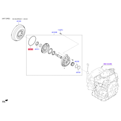 Кільце ущільнювальне маслонасоса АКПП 46158-39000 Mobis
