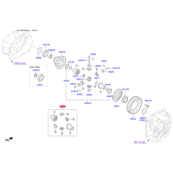 Сателлит дифференциала АКПП 45837-3B000 Mobis