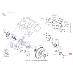 Шатун 23510-2G450 Mobis
