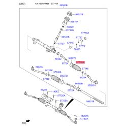 Чехол (пыльник, гофра) рулевого механизма 57740-2S000 Mobis