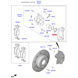 Чехол поршня суппорта 58114-37000 Mobis