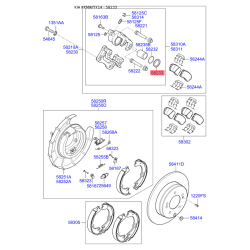 Чехол поршня суппорта 58233-38000 Mobis