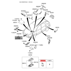 Многофункциональное реле 95550-1F100 Mobis
