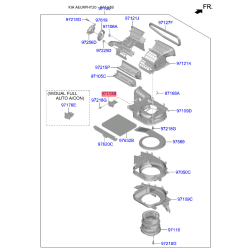 Дополнительный резистор, электромотор - вентилятор радиатора 97128-3K000 Mobis