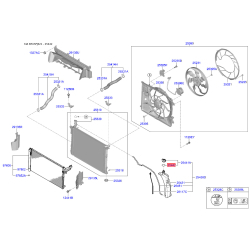 Кришка розширювального бачка 25442-1D100 Mobis
