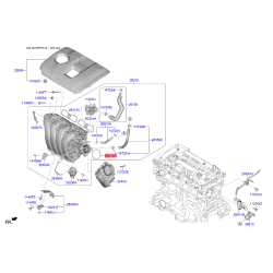 Прокладка дроссельной заслонки 28312-2E050 Mobis