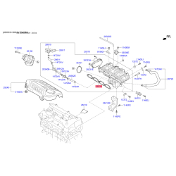 Прокладка впускного коллектора 28313-2GTA0 Mobis
