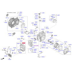 Прокладка, автоматическая коробка 45283-4G100 Mobis