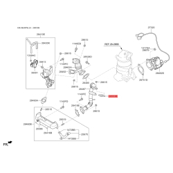 Прокладка клапана рециркуляції ВГ 28488-3A000 Mobis