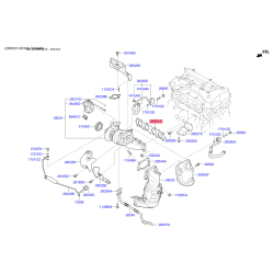 Прокладка випускного колектора 28521-2GTA1 Mobis