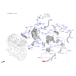 Прокладка компрессора (выпуск масла) 28247-2B700 Mobis