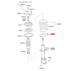 Прокладка передньої пружини нижня 54633-1F000 Mobis