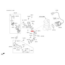 Прокладка клапана рециркуляции ОГ 28485-2F700 Mobis