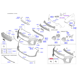Датчик, система помощи при парковке 95720-D3300CA Mobis