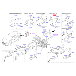 Шланг (патрубок) системи охолодження 97312-D7200 Mobis