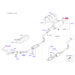 Подушка кріплення випускної системи 28760-4A700 Mobis