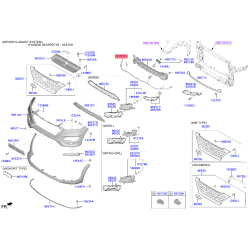 Проводка (жгут, коса) бампера 91890-D7520 Mobis