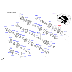 Маточина муфти КПП 43370-2D240 Mobis