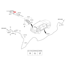 Рычаг стеклоочистителя 98811-3W100 Mobis