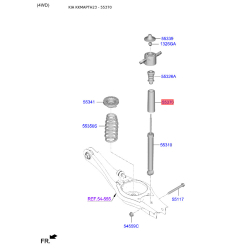 Пылезащитный комплект амортизатора 55370-G2000 Mobis