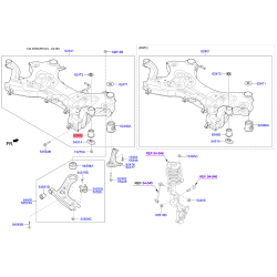 Сайлентблок балки 62485-A9100 Mobis