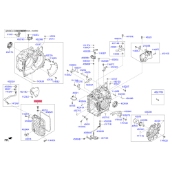 Фланцевая крышка, автоматическая коробка передач 45280-2F100 Mobis
