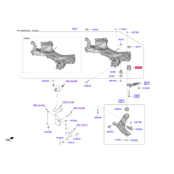 Сайлентблок балки 62486-S1000 Mobis