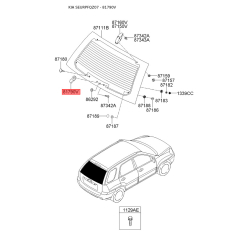 Ручка задней двери 81790-2E010 Mobis