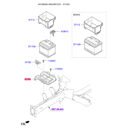 Кріплення акумулятора 37150-F2500 Mobis