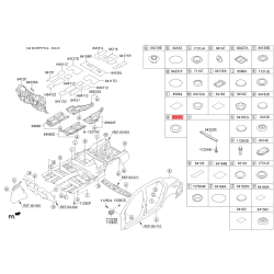 Заглушка кузова 84143-3K010 Mobis