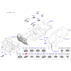 Заглушка кузова 84146-3X000 Mobis