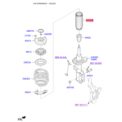 Пилозахисний комплект амортизатора 54625-D4000 Mobis