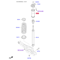 Пылезащитный комплект амортизатора 55316-C1100 Mobis
