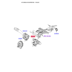 Перемикач склоочисника 93420-3K400 Mobis