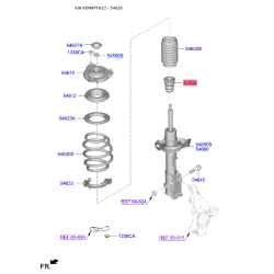 Пылезащитный комплект амортизатора 54626-F2000 Mobis