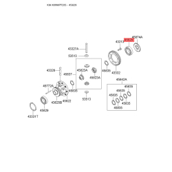 Підшипник диференціала АКПП 45829-34150 Mobis