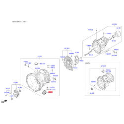 Чохол (пильник) вилки зчеплення (вижимного) 41427-4A000 Mobis