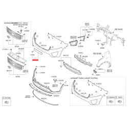 Болт бампера 86910-C5000 Mobis