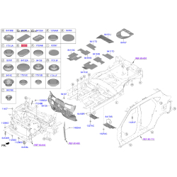 Заглушка кузова 84141-3R000 Mobis