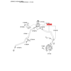 Гидравлический шланг(трубка), рулевое управление 57530-2P200 Mobis