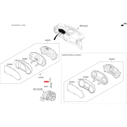 Датчик частоты вращения, автоматическая коробка передач 96425-1J100 Mobis