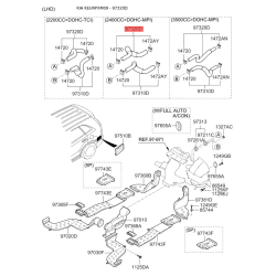 Шланг (патрубок) системы охлаждения 97312-2P000 Mobis