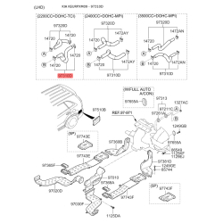 Шланг (патрубок) системы охлаждения 97311-2P000 Mobis