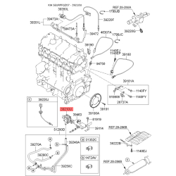 Датчик давления выхлопных газов 39210-27401 Mobis