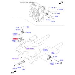 Подушка двигуна 21810-C5200 Mobis