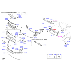 Усилитель бампера 86530-2W600 Mobis