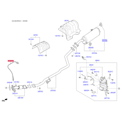 Датчик кисню (лямбда-зонд) 39351-2A631 Mobis