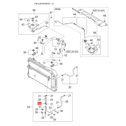 Масляный поддон верхний 21520-3E001 Mobis